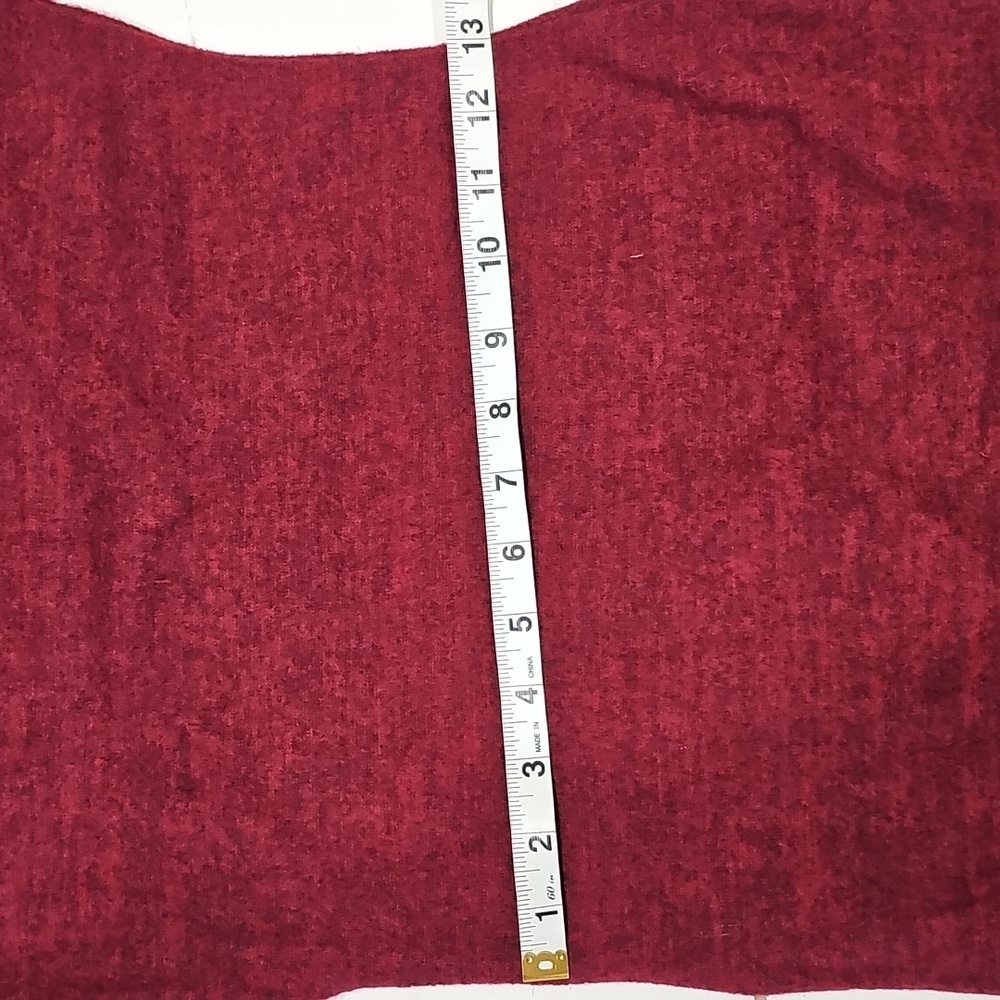 Cleo Dark Maroon Asymmetrical Dress EUC - Picture 11 of 12